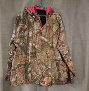 Camo Berne soft shell jacket
